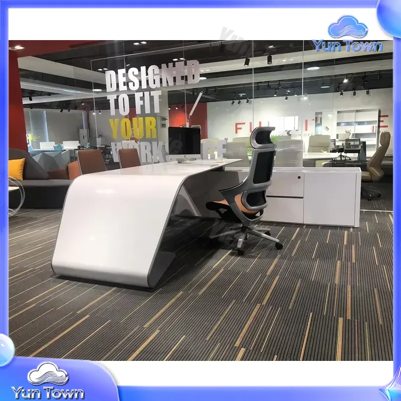 Office Tech And Management - Escritorio Ejecutivo Moderno en Forma de