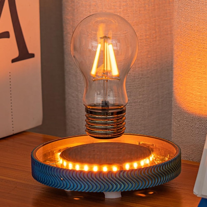 Office Tech Decor - Lámpara de Escritorio LED Inalámbrica Flotante