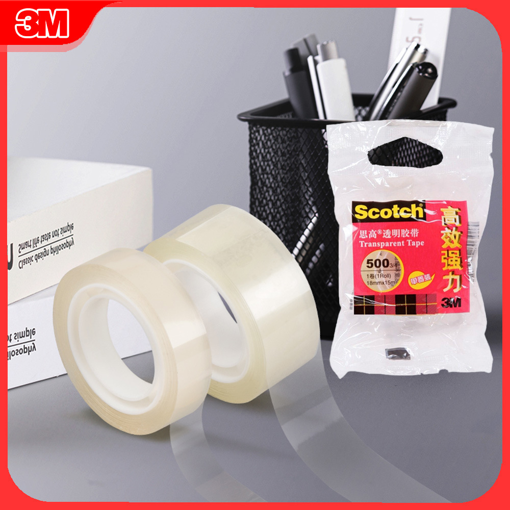 Office Technology - Cinta Transparente 3M Scotch 500, Cinta