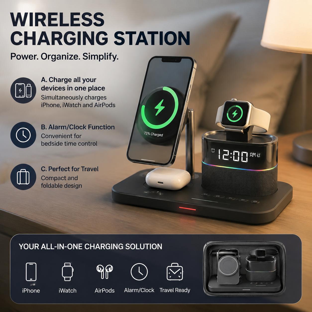 Estación de Carga Inalámbrica  - Office Technology reseña y precio