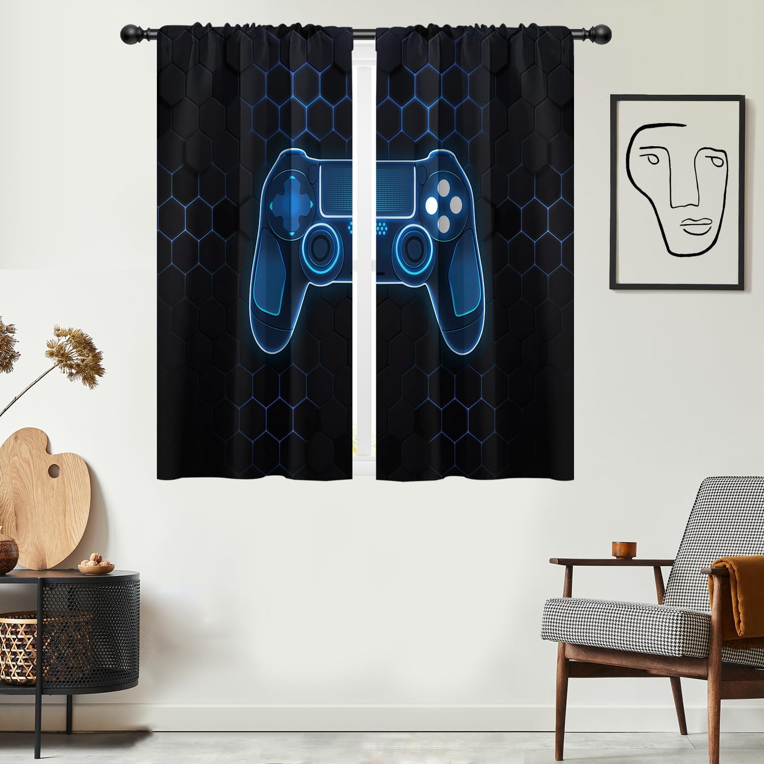 Cortinas de Lujo para Videojue - Office Tech Room reseña y precio