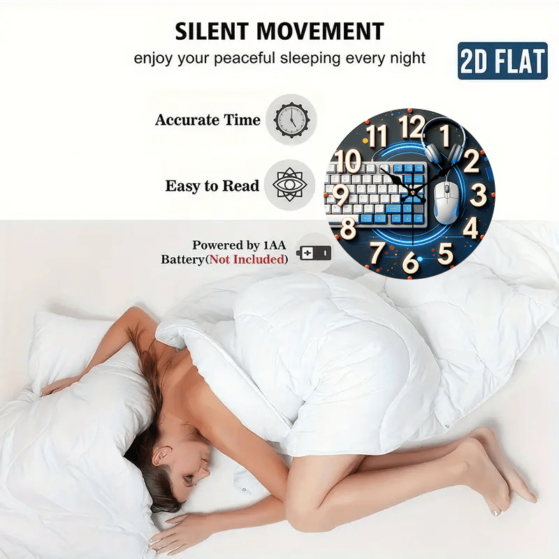Reloj de pared de madera estil - Office Tech Room reseña y precio